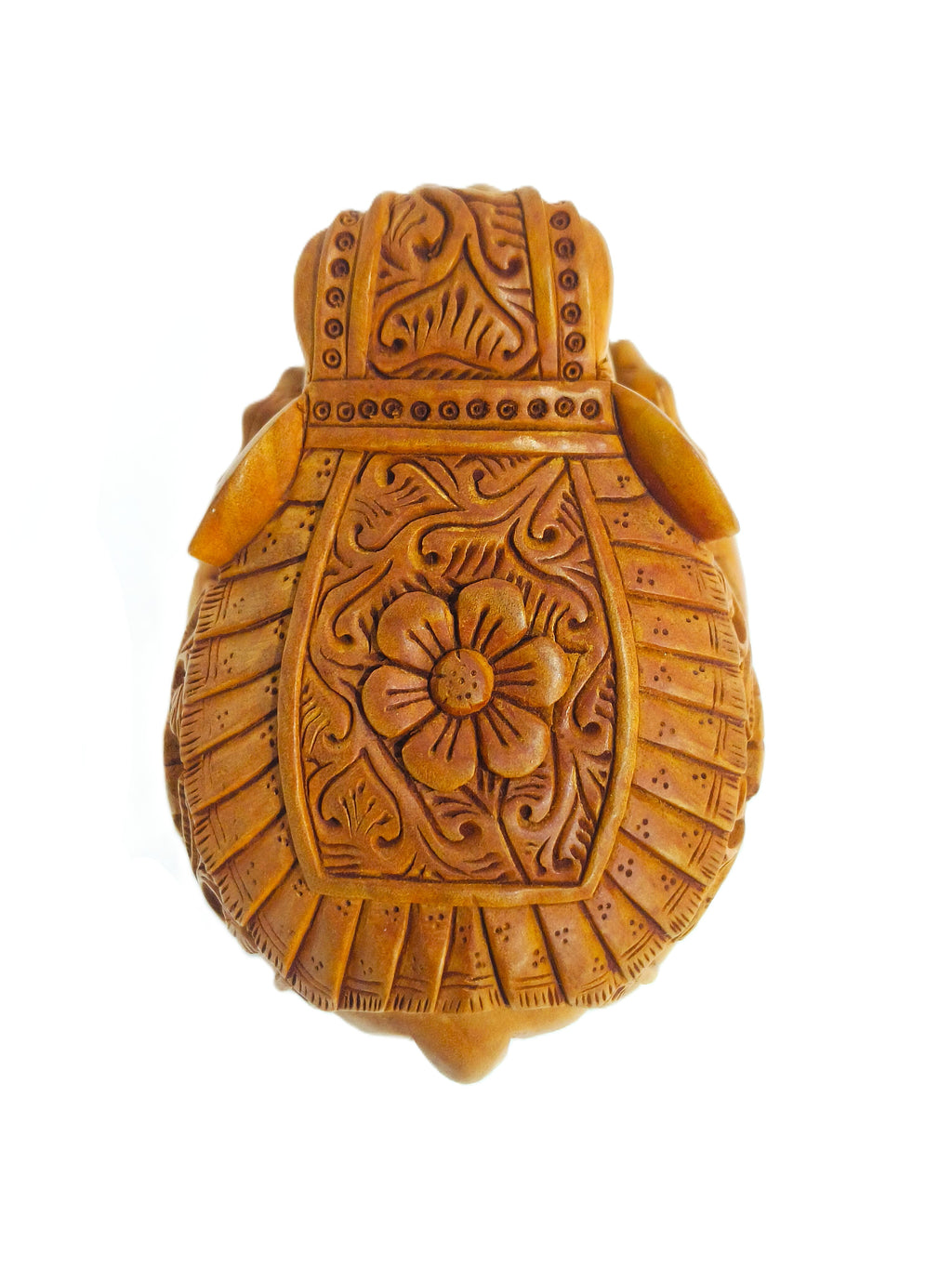 Luxury Hand-Carved Wooden Elephant Family Decor