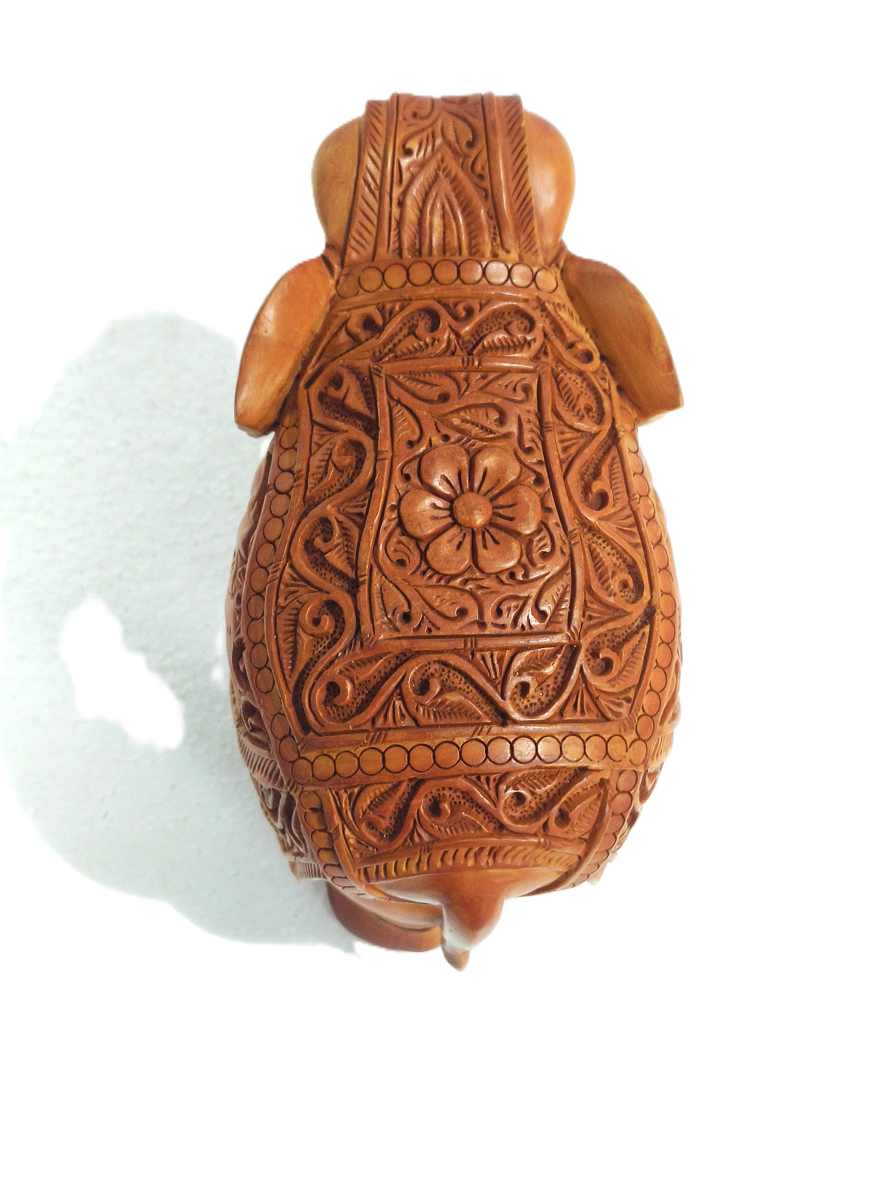 Handcrafted Wooden Elephant – Perfect Gift for Home & Office