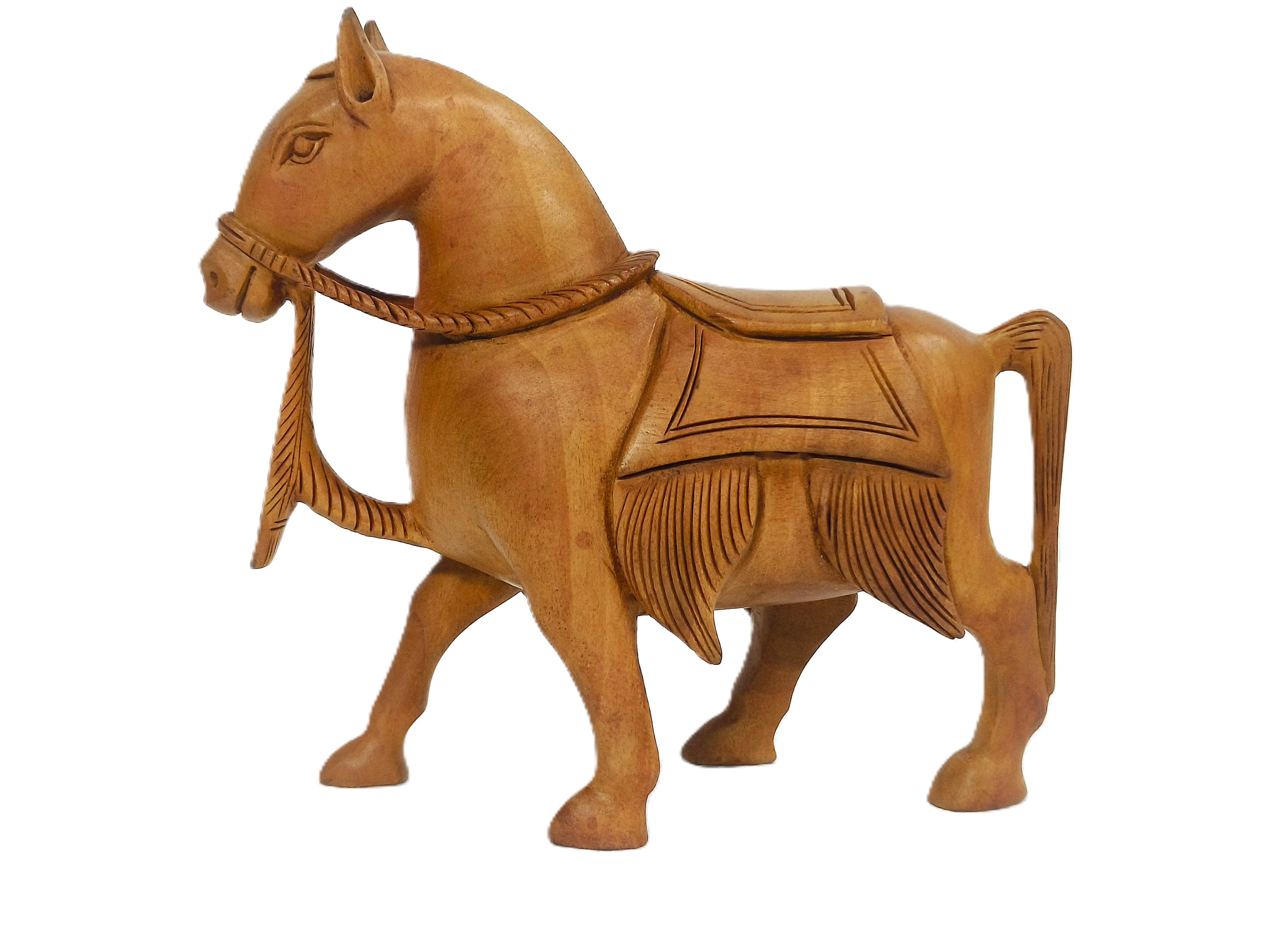 Desi Gallop – Traditional Wooden Horse Figurine
