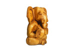 Traditional Indian Wooden Ganesha – Handcrafted Decorative Sculpture