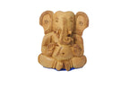 Heritage Blessings – Handcrafted Wooden Lord Ganesha