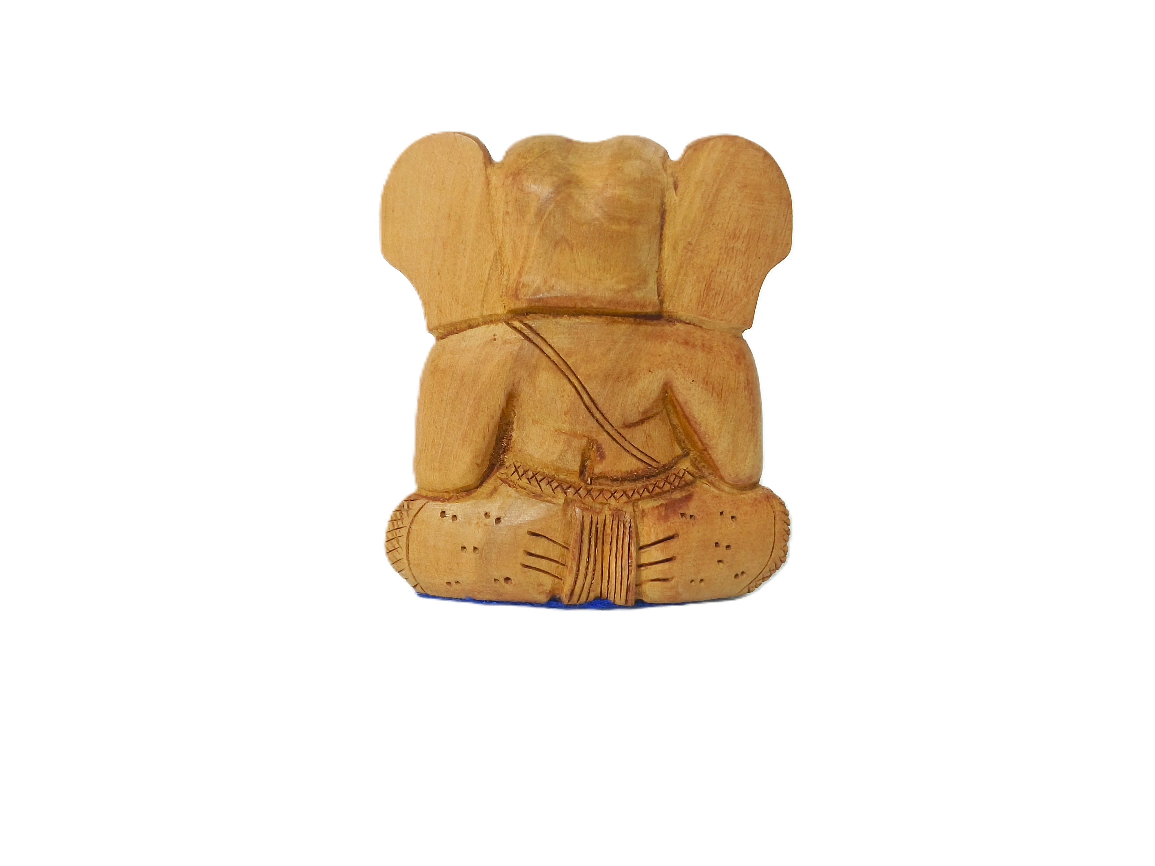 Heritage Blessings – Handcrafted Wooden Lord Ganesha