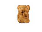 Heritage Blessings – Handcrafted Wooden Lord Ganesha