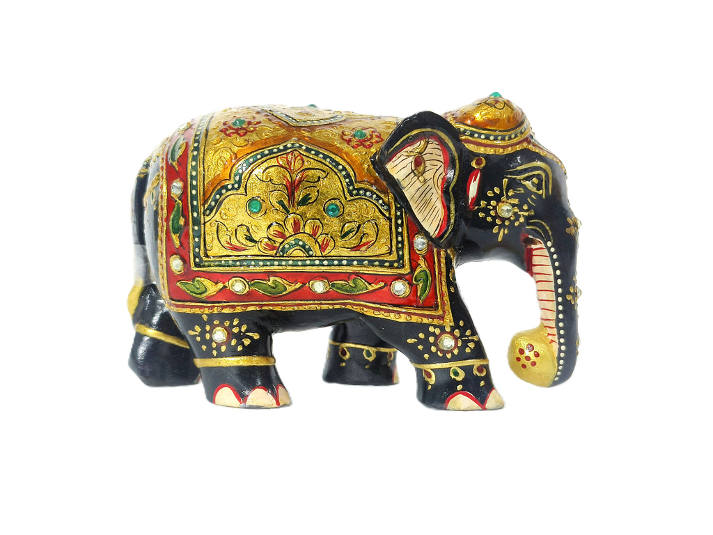Handcrafted Royal Rajasthani Elephant Showpiece