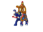 Rajasthan Reverie – Colorful Hand-Painted Metal Elephant