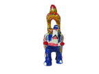 Rajasthan Reverie – Colorful Hand-Painted Metal Elephant