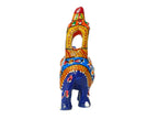 Rajasthan Reverie – Colorful Hand-Painted Metal Elephant
