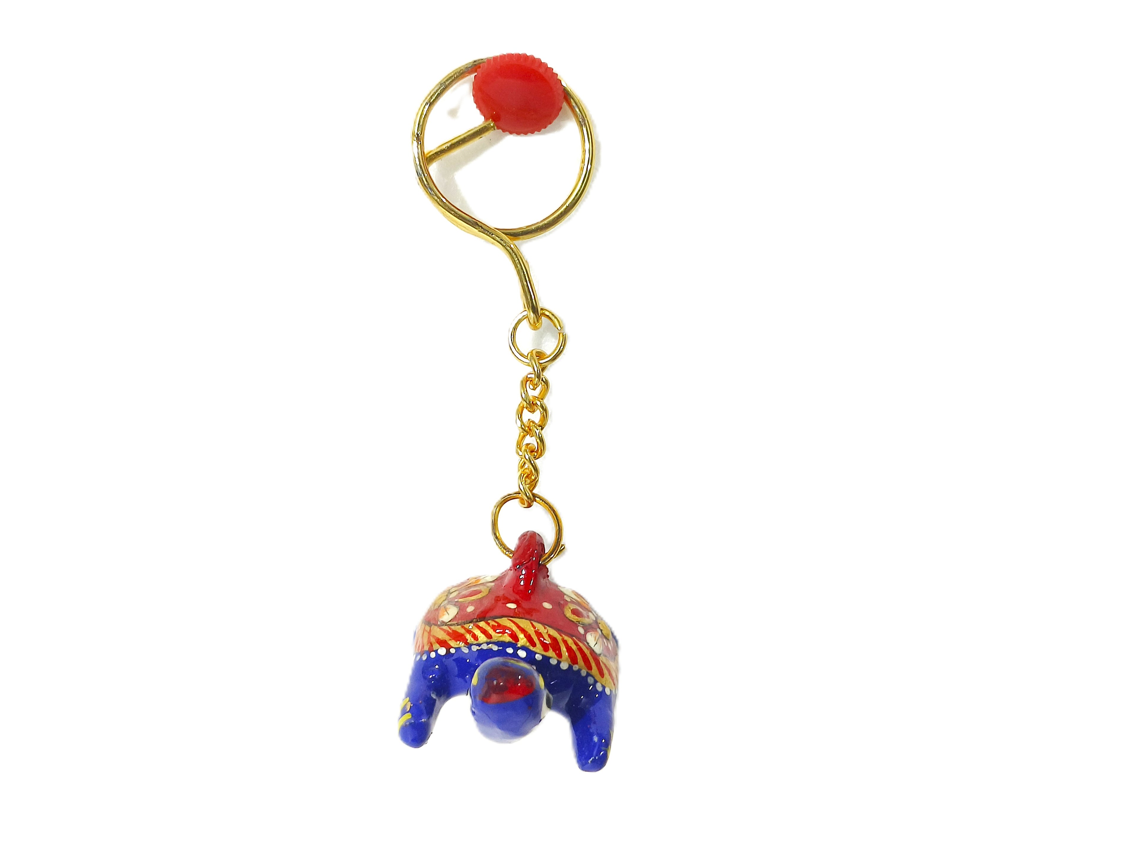 Navrang Kurma – Handcrafted Painted Turtle Keychain