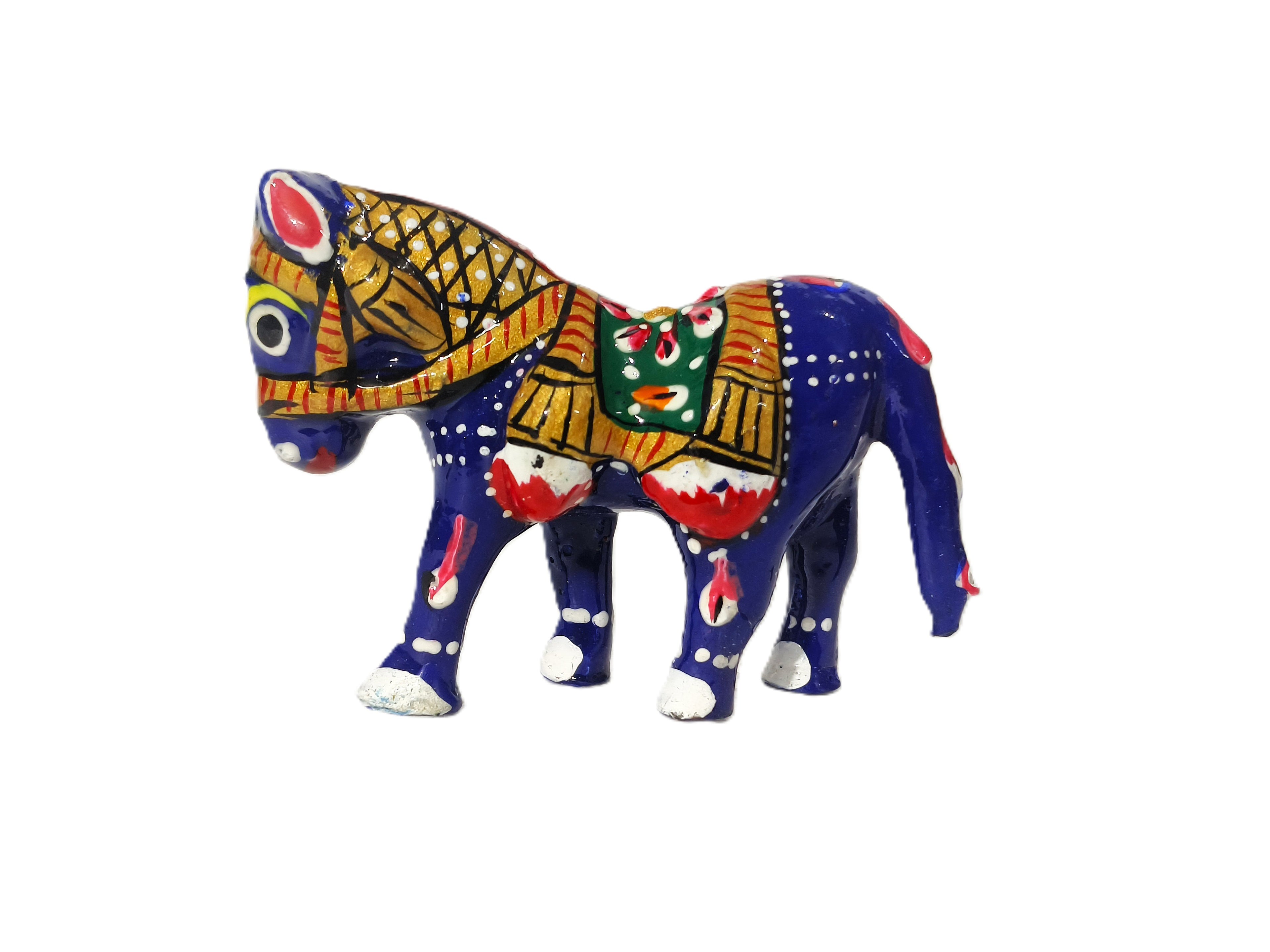 Maharaja Muse – Traditional Artisan Horse Sculpture