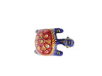 Eternal Luck Multicolor Hand-Painted Turtle Showpiece