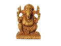 Vighnaharta Elegance Artisanal Wooden Ganesha Masterpiece