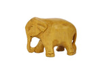 Handcrafted Wooden Elephant Family Figurine Set – Minimalist Decorative Sculpture Collection