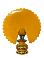 Decorative Peacock Sculpture Set – Handmade Indian Wooden Figurines