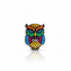 Decorative Owl Refrigerator Magnet – Handcrafted Wooden Owl Wall Decor